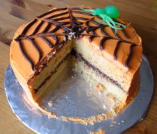spider web cake middle