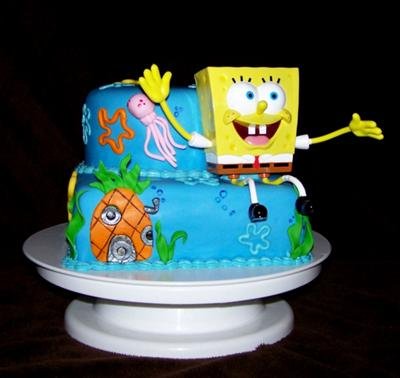 Simple Birthday Cakes on Birthday Party  I Am Doing A Spongebob Theme Party  And I Am Looking
