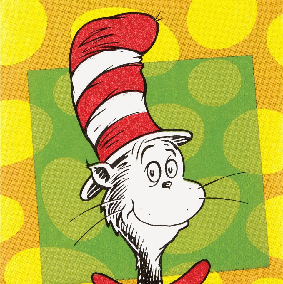 dr seuss birthday party pin the hat on the cat game