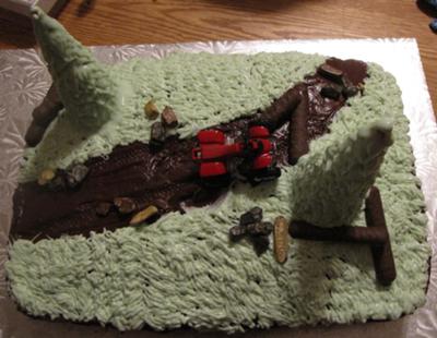 4 wheeler cake