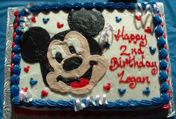 mickey mouse sheet cake designs